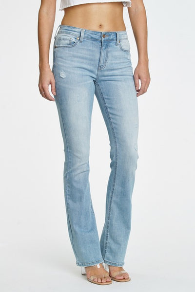 【BOK PLACE】Light bl washing hightini l bootcut denim pt XL Judy Blue Light Wash Bootcut Jeans