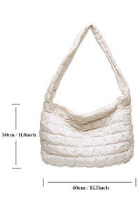 QUILTED PUFFY CROSSBODY BAG Dimensions