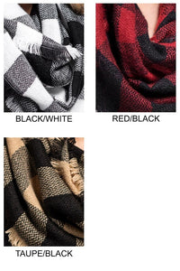 BUFFALO CHECK INFINITY SCARF (color variants)