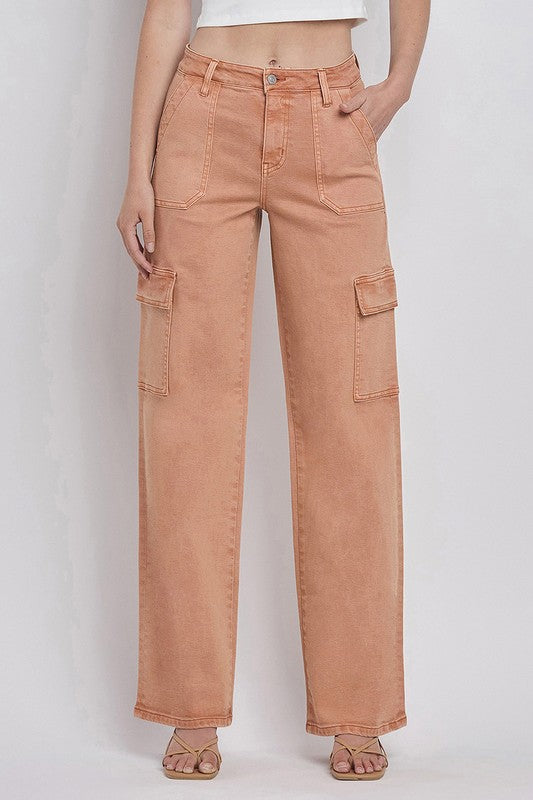 HIGH RISE UTILITY CARGO JEAN (CORK)