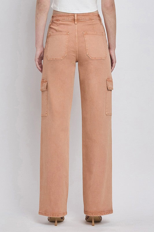 HIGH RISE UTILITY CARGO JEAN (CORK)