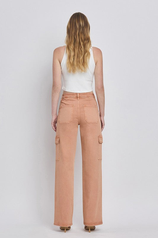 HIGH RISE UTILITY CARGO JEAN (CORK)