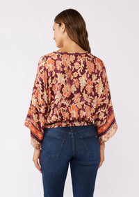 KIMONO SLEEVE BLOUSE