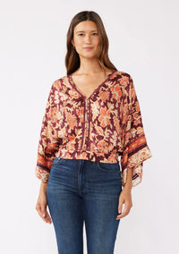 KIMONO SLEEVE BLOUSE