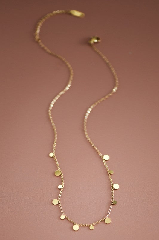 DELICATE NON-TARNISH CHAIN NECKLACE (GOLD PLATED)