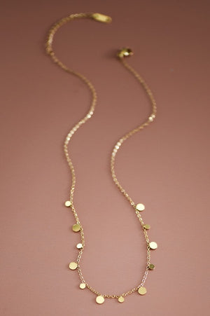 DELICATE NON-TARNISH CHAIN NECKLACE (GOLD PLATED)