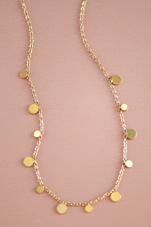 DELICATE NON-TARNISH CHAIN NECKLACE (GOLD PLATED)