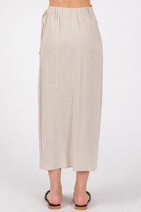 Wrap Midi Skirt in Natural (style guide only)